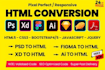 convert figma designs to high converting responsive landing pages HTML CSS