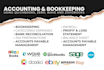 setup, clean up and bookkeeping in quickbooks online, xero and wave