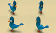 create a cute lowpoly 3d character for games, animation and ads