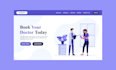 design website graphics and 2d landing page graphics
