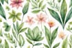 create a botanical watercolor illustration
