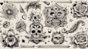 create old school or traditional tattoo design