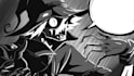 create dark manga or comic book illustration
