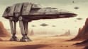 create star wars and sci fi illustration