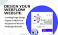 do high converting lead generation cms landing pages webflow design