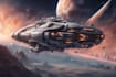design a spaceship, sci fi illustration and sci fi art