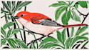 illustrate animal or botanical linocut