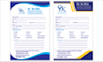 create doctor prescription pads, business card design