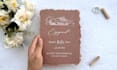 make custom line painting for wedding invite