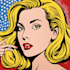 create a retro pop art roy lichtenstein style