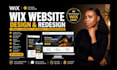 wix website redesign wix business website redesign luxury wix studio website