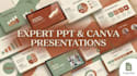 create editable canva presentation and branded slide deck