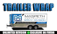 do professional box trailer, long trailer, gaming trailer wrap design