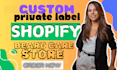 create your custom private label beard care shopify store