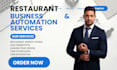 setup restaurant crm restaurant leads build restaurant website landing page