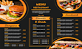 design food menu, digital menu and menu board