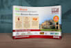design tradeshow backdrop or counter banner or rollup banner