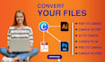 convert PSD, ai, indesign, figma to fully editable canva templates