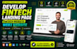 develop fintech landing page fintech website ai   website