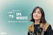 create a stunning spa website with react and tailwind