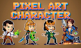 create 8bits pixel art sprite, character animation, game assets for any styles