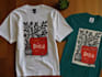 make a linocut tshirt design for brands