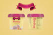 do ice cream cups, tub packaging, label, logo and box design