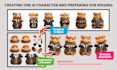 preparation for rigging your 2d character for animation