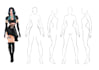 do your character design, model and reference sheet