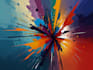 create modern abstract art digital painting