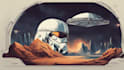 create star wars and sci fi illustration