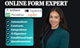 create jotform typeform pandadoc docusign google form moosend zapier integration