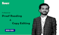 manually rewrite, paraphrase and copyedit your content