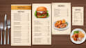 design TV menu restaurant menu digital menu board food menu