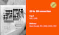 do revit architecture projects from PDF, dwg