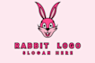create modern rabbit logo
