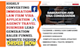 generate immigration law firm, visa, travel agency leads and website design