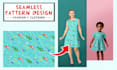 seamless pattern design for fashion and textile prints