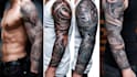create custom high quality tattoo design, tattoo sleeve
