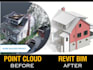 convert point cloud to revit architectural drawings