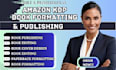 perfect fiction book formatting developmental editing publishing on amazon KDP
