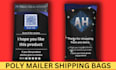 design poly mailer bags that sell  e commerce ready