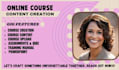 create online course content course curriculum lesson plan training manual