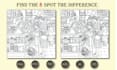 draw spot the difference and hidden object picture