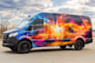 design creative vehicle wrap, car wrap, truck wrap