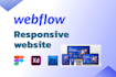 design and develop webflow websites, from xd or figma to webflow, webflow expert