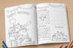 create activity, coloring books ,worksheets for kids