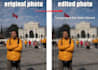 edit your photo to make the background blurred