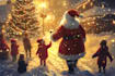 do  unique christmas illustrations, cards