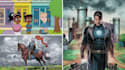 draw superhero characters, comics and scenes